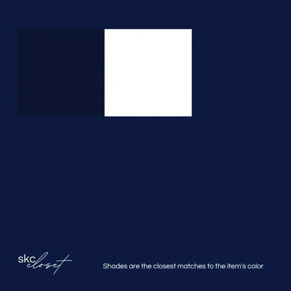 EXPRESS Women's Navy Blue/White Stripe Short-Sleeve Sweater Dress, S - Picture 9 of 9